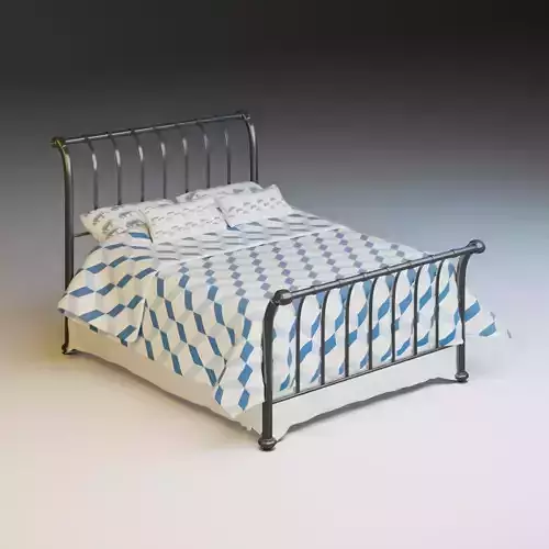 Bishop Bed 3D model