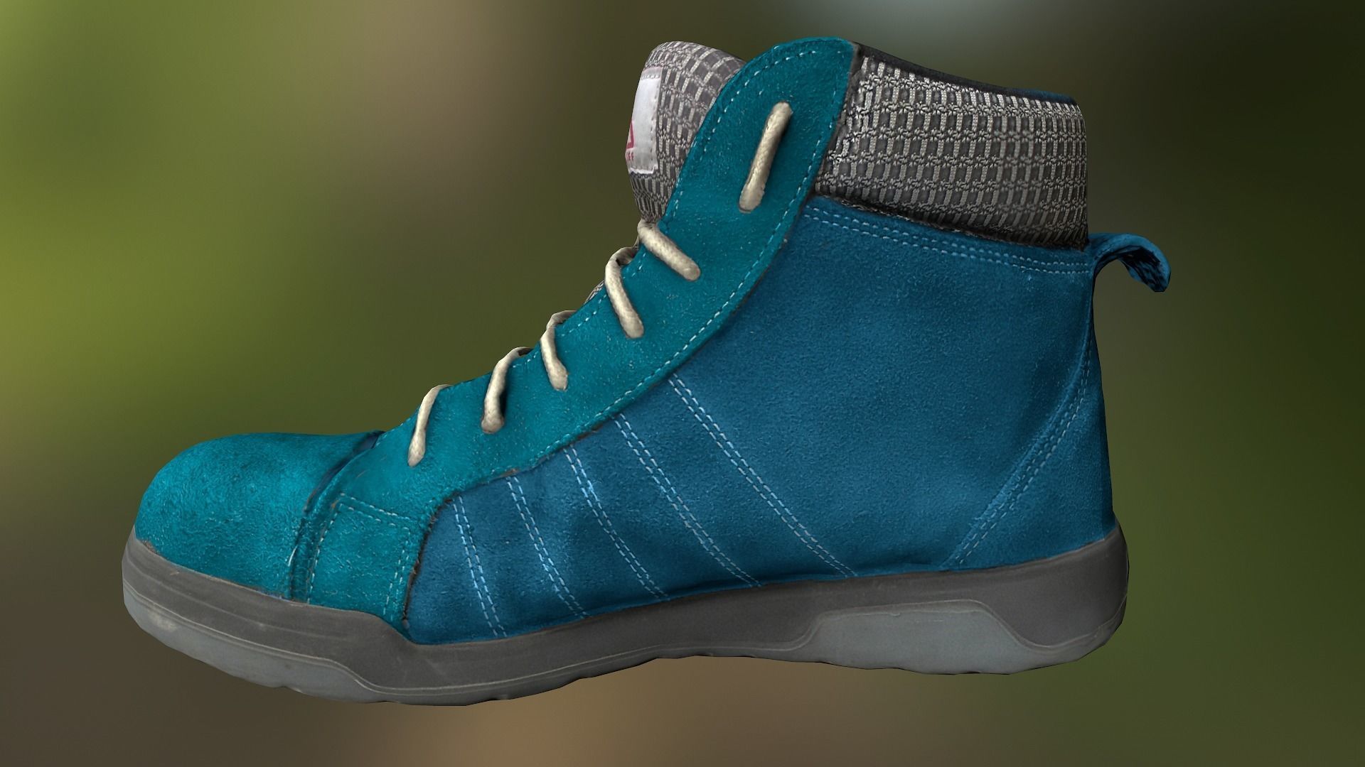 Boot 3D model low poly footwear Low-poly 3D model_5