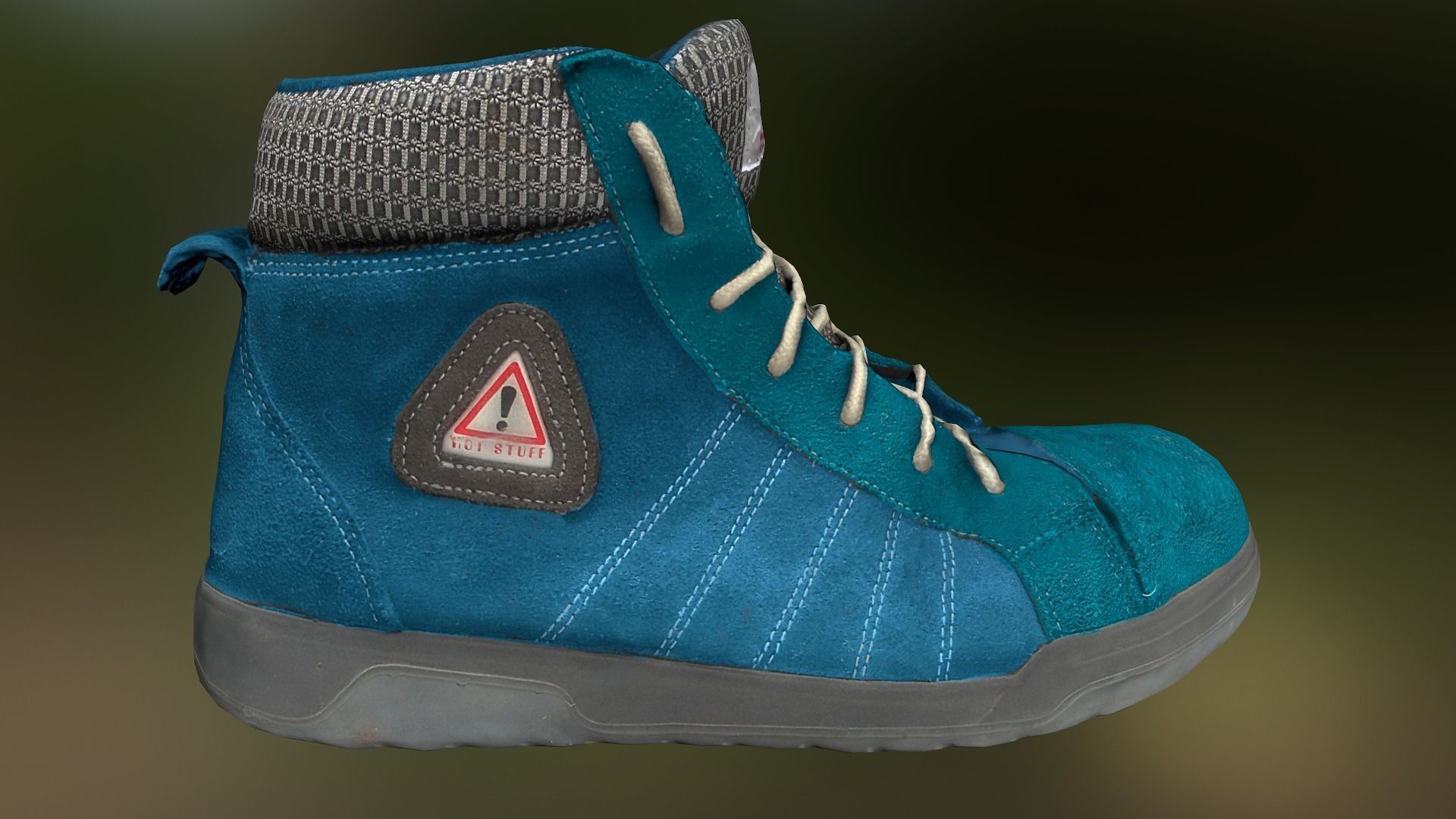 Boot 3D model low poly footwear Low-poly 3D model_4