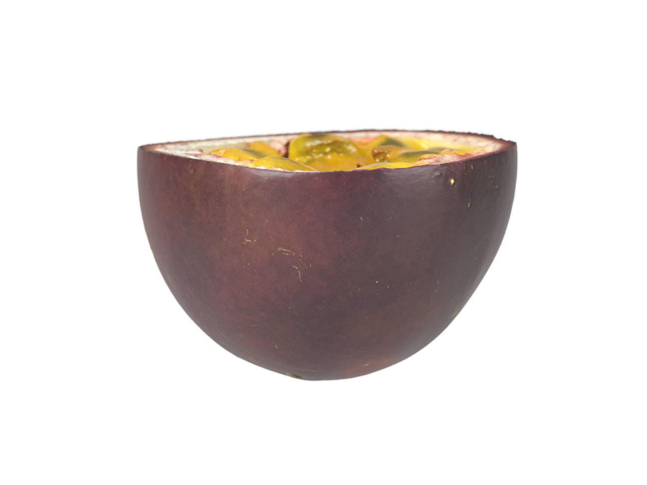 Photorealistic Passion Fruit Half 3D Scan 1 3D model_1