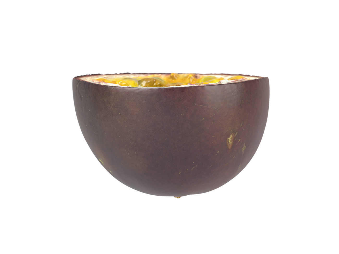 Photorealistic Passion Fruit Half 3D Scan 1 3D model_3