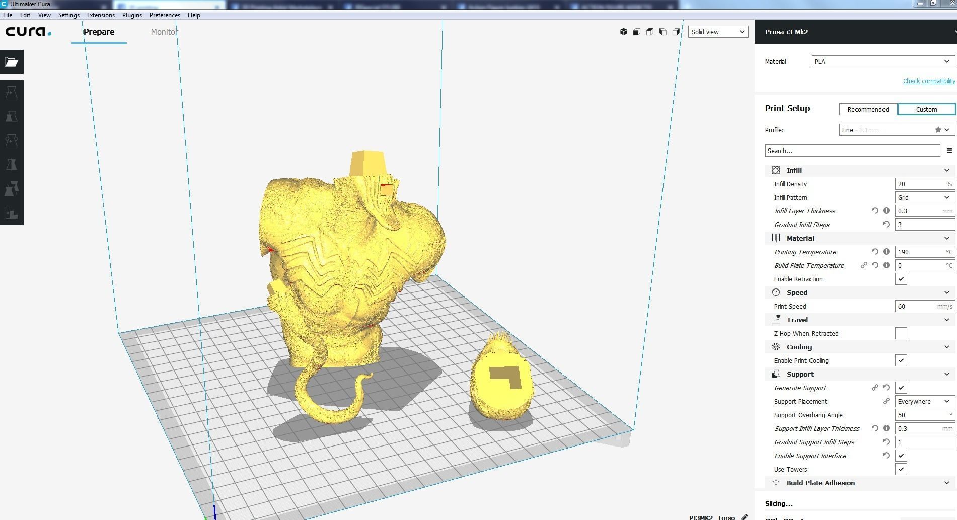 ULTIMATE VENOM 3D Print Figure Diorama  3D print model_19