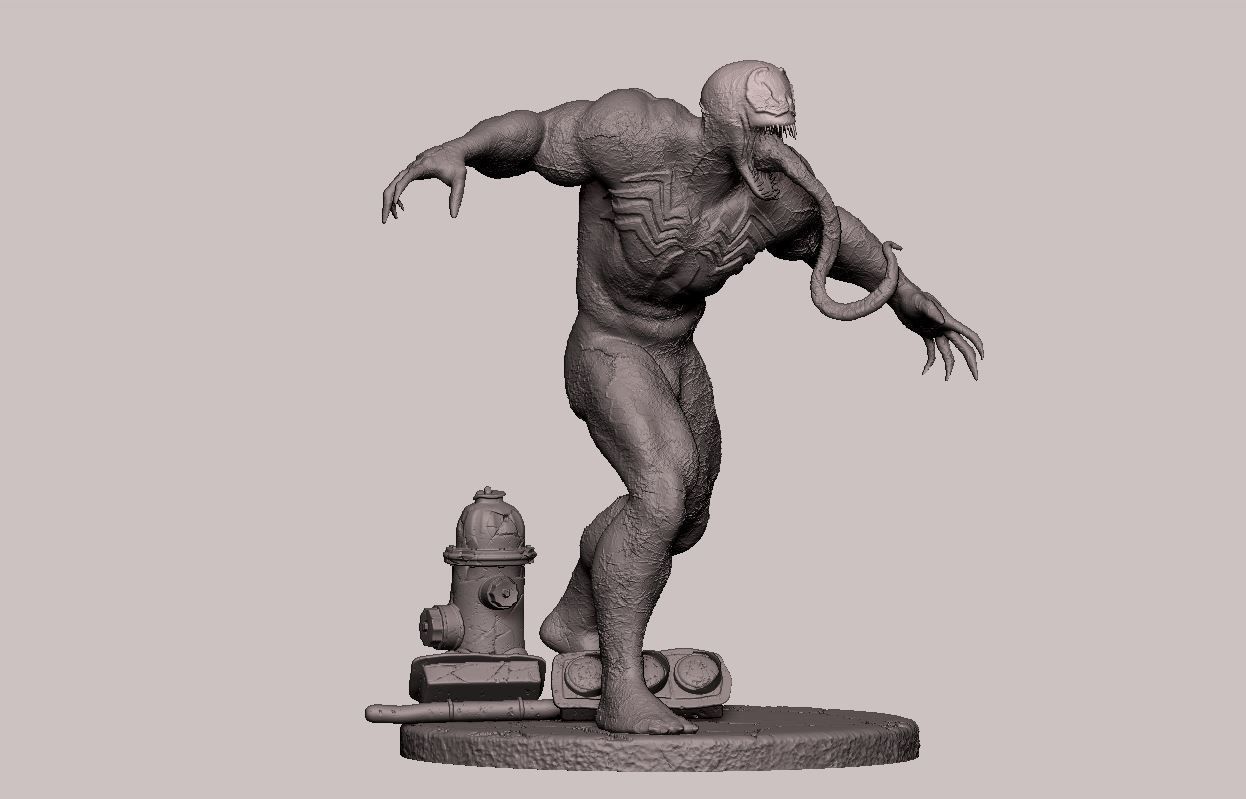 ULTIMATE VENOM 3D Print Figure Diorama  3D print model_14