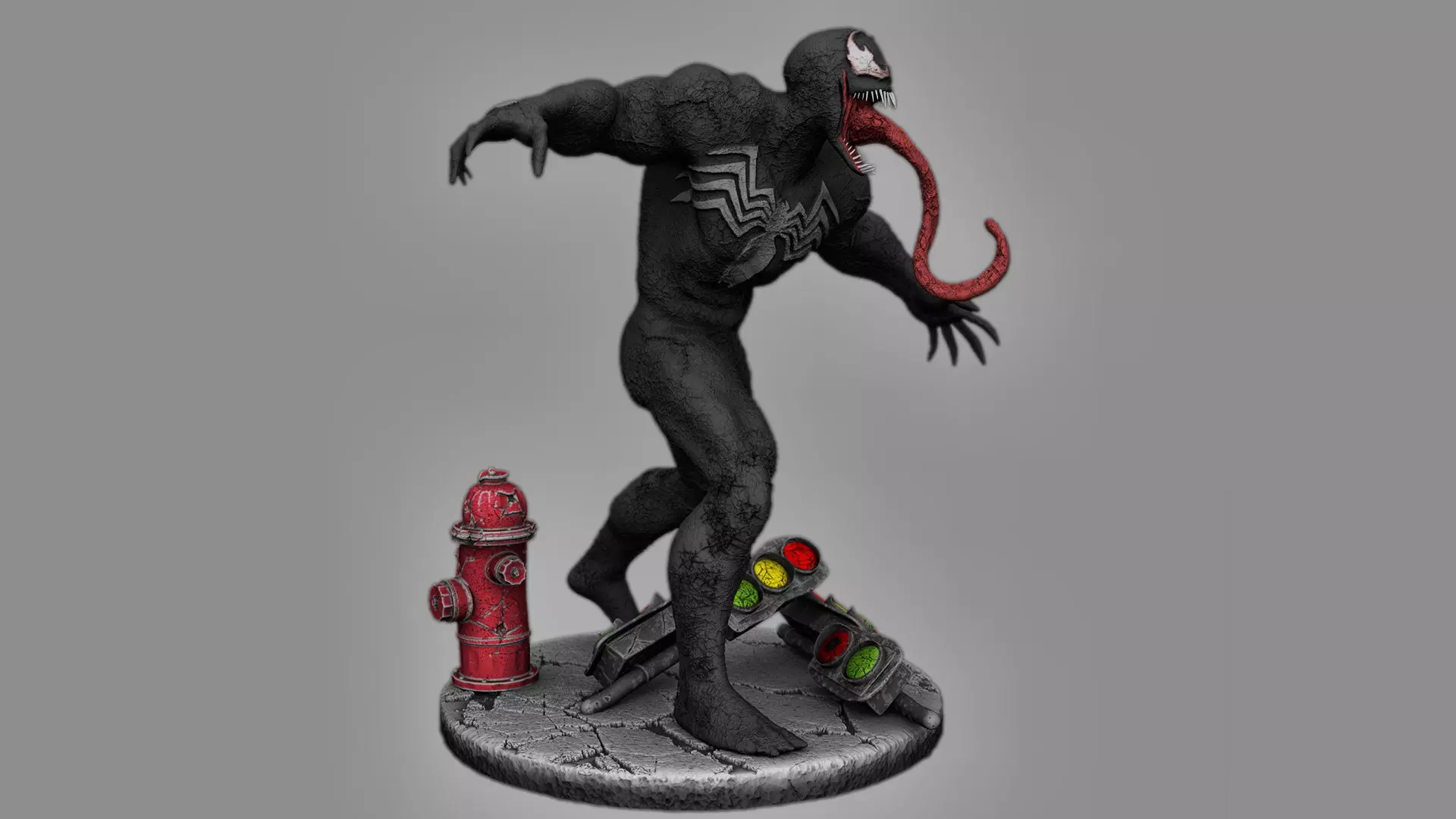 ULTIMATE VENOM 3D Print Figure Diorama  3D print model_0