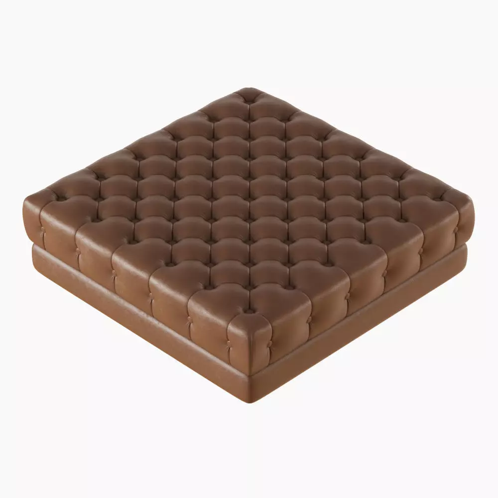 Tufted Ottoman Dualoy 3D model_0