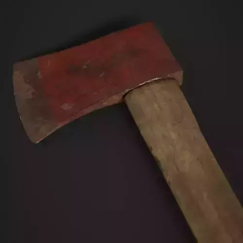 Fire Axe Low-poly 3D model