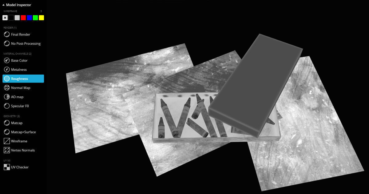 Unicorn Oil Pastels Low-poly 3D model_10