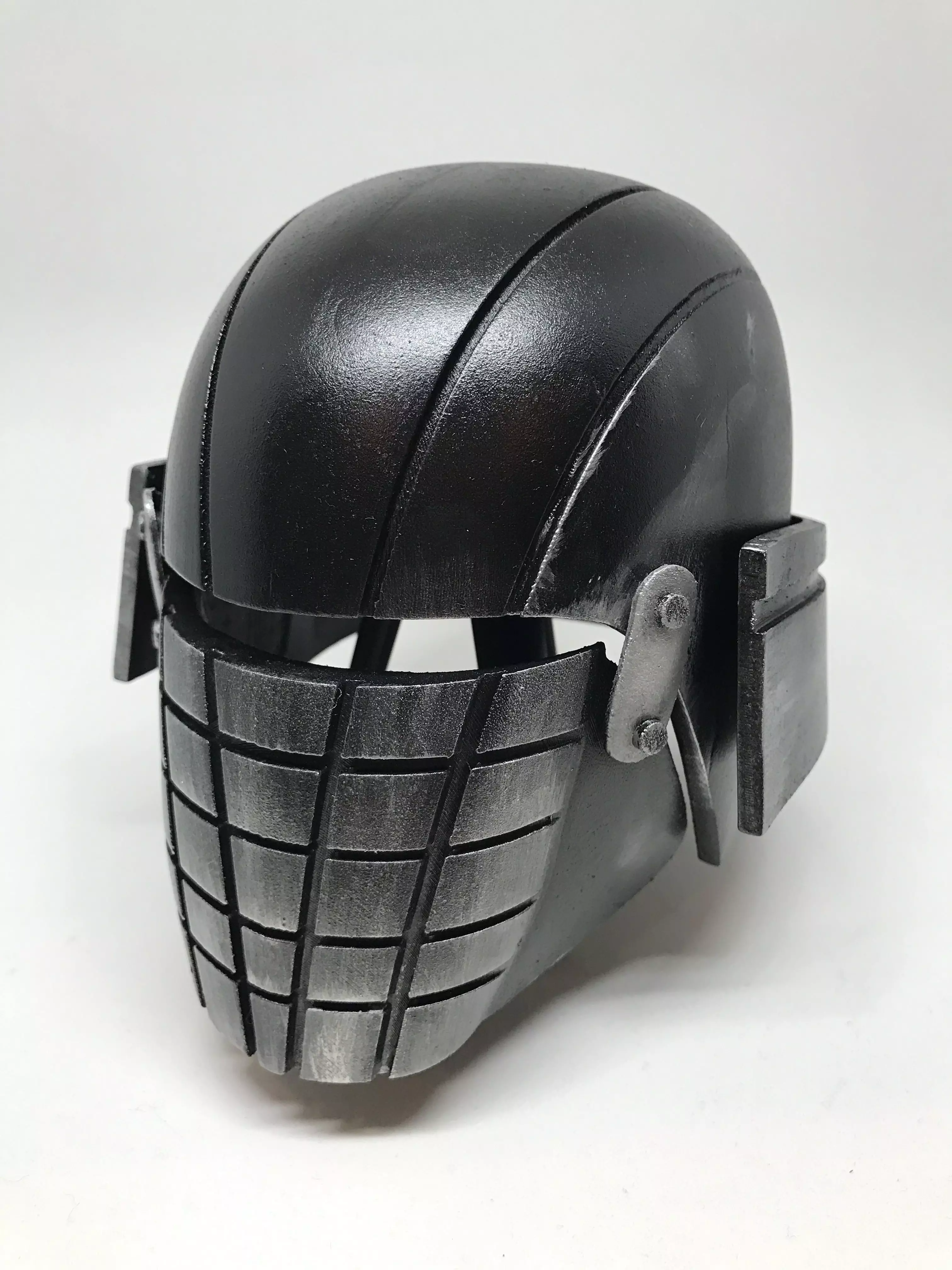 The Rogue helmet made of metal and leather 3D print model
