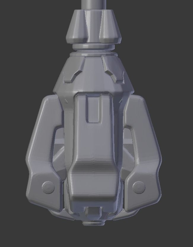 Brigitte Weapon Overwatch 3D print model_15