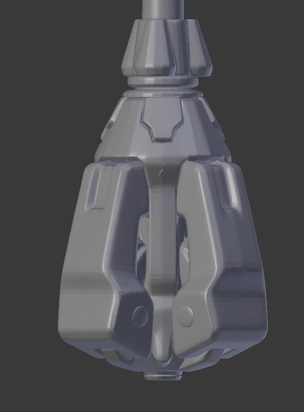 Brigitte Weapon Overwatch 3D print model_14