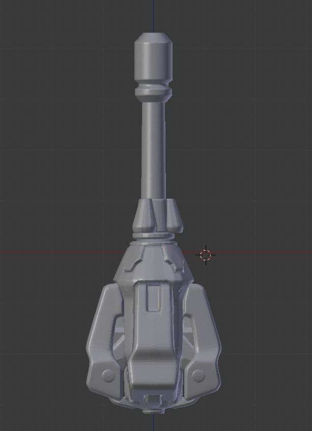 Brigitte Weapon Overwatch 3D print model_3