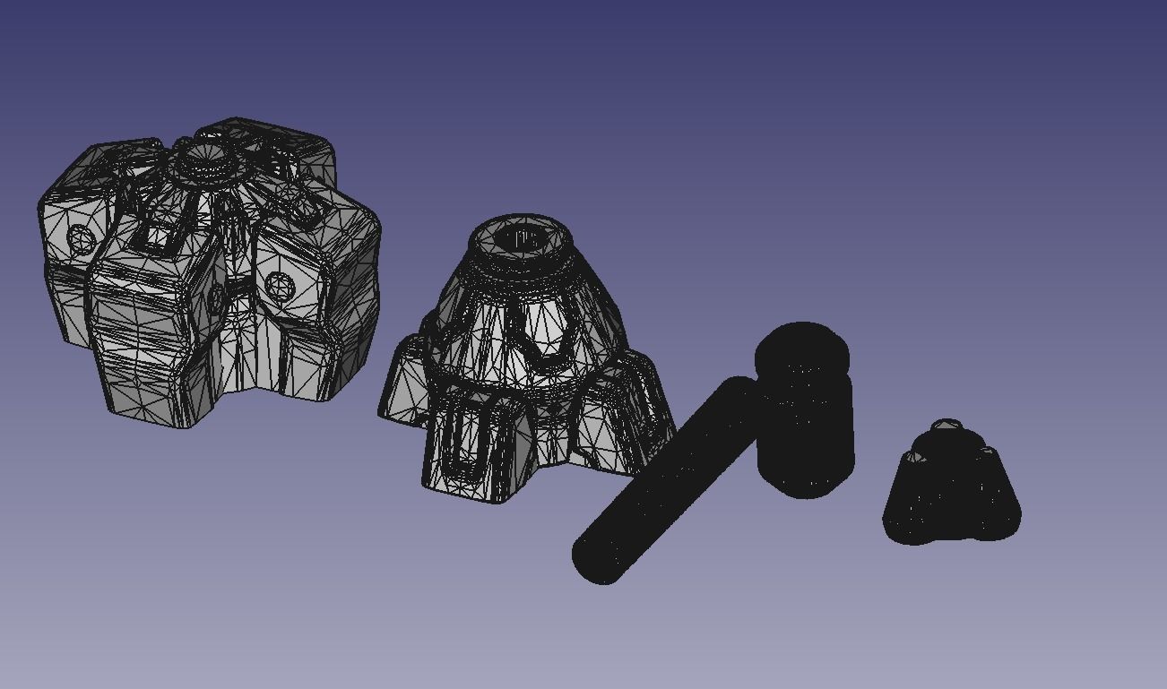 Brigitte Weapon Overwatch 3D print model_22