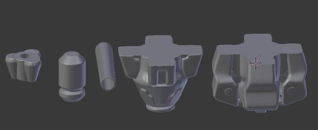 Brigitte Weapon Overwatch 3D print model_6