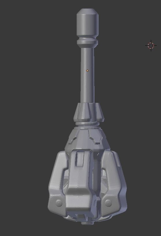 Brigitte Weapon Overwatch 3D print model_19