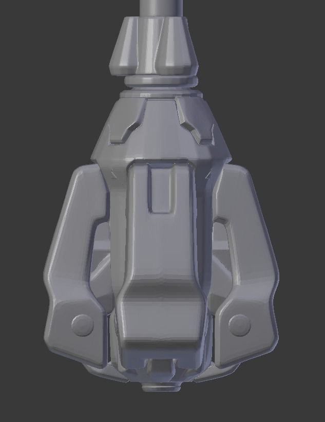 Brigitte Weapon Overwatch 3D print model_16