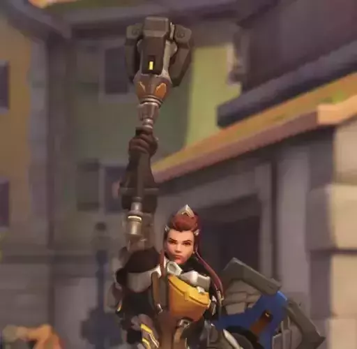 Brigitte Weapon Overwatch 3D print model