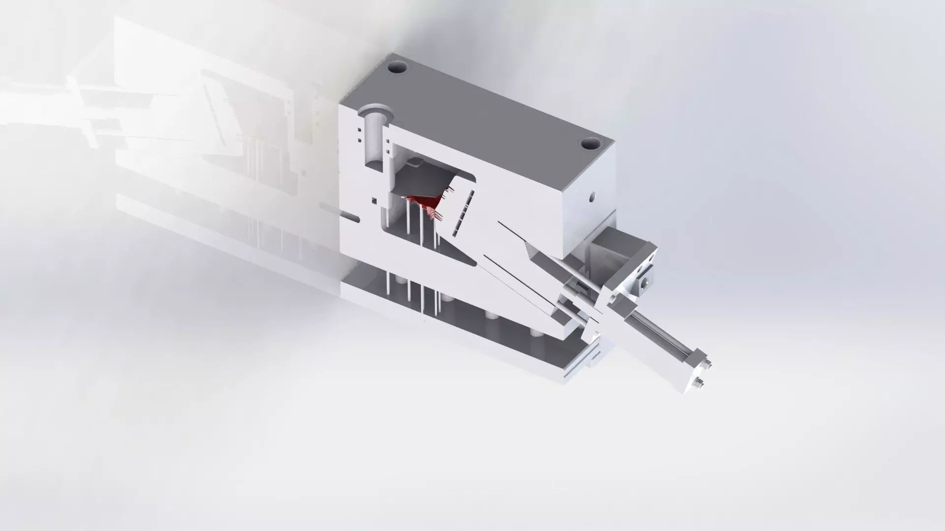 Plastic injection mold Free 3D model_0