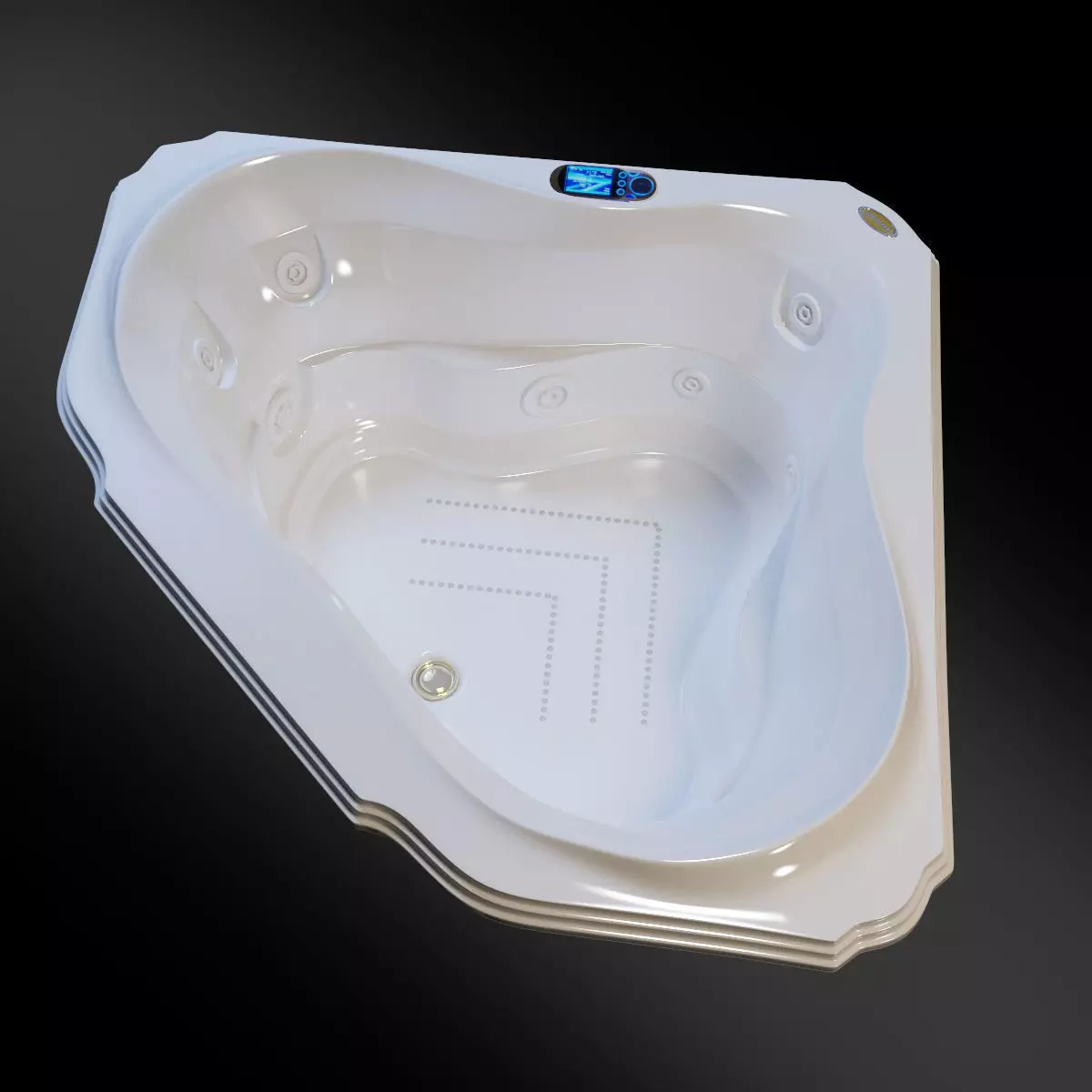 Tenarchstudio  Jacuzzi Jacuzzi BELLAVISTA CORNER BATH 3D model_0