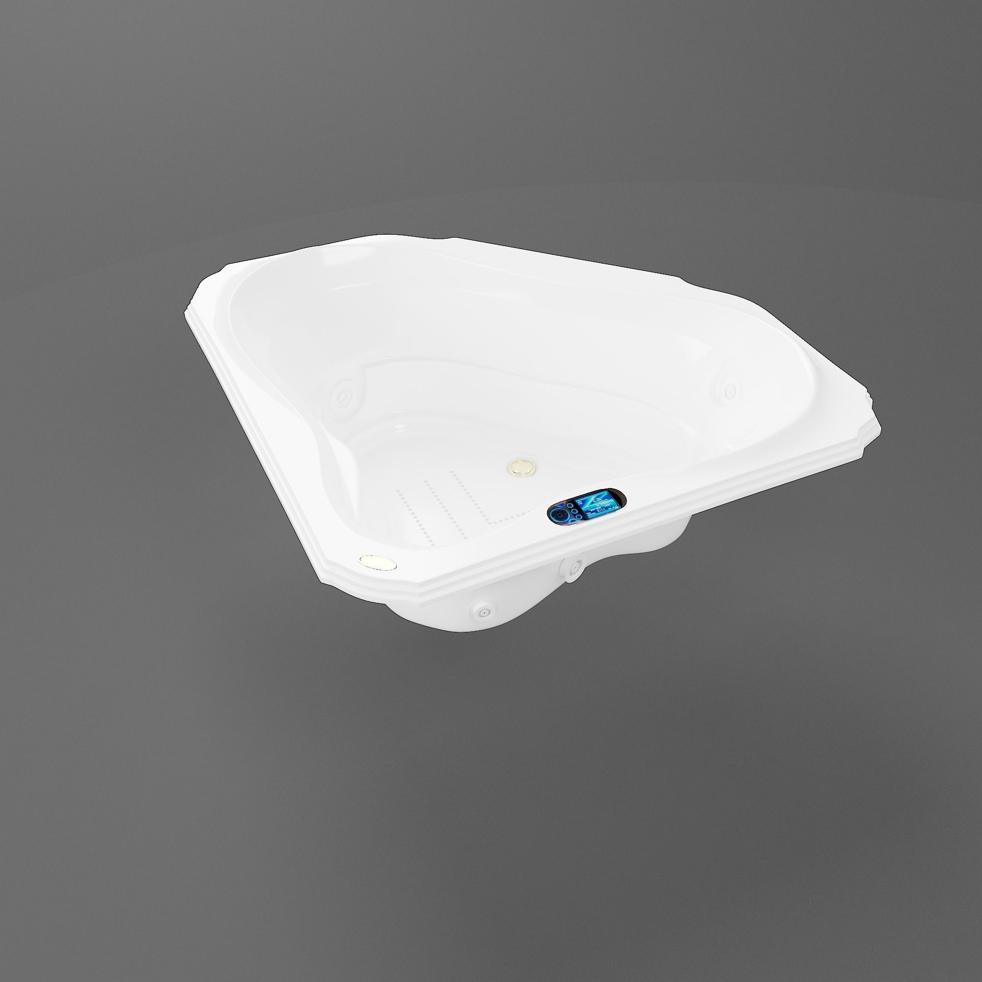 Tenarchstudio  Jacuzzi Jacuzzi BELLAVISTA CORNER BATH 3D model_2