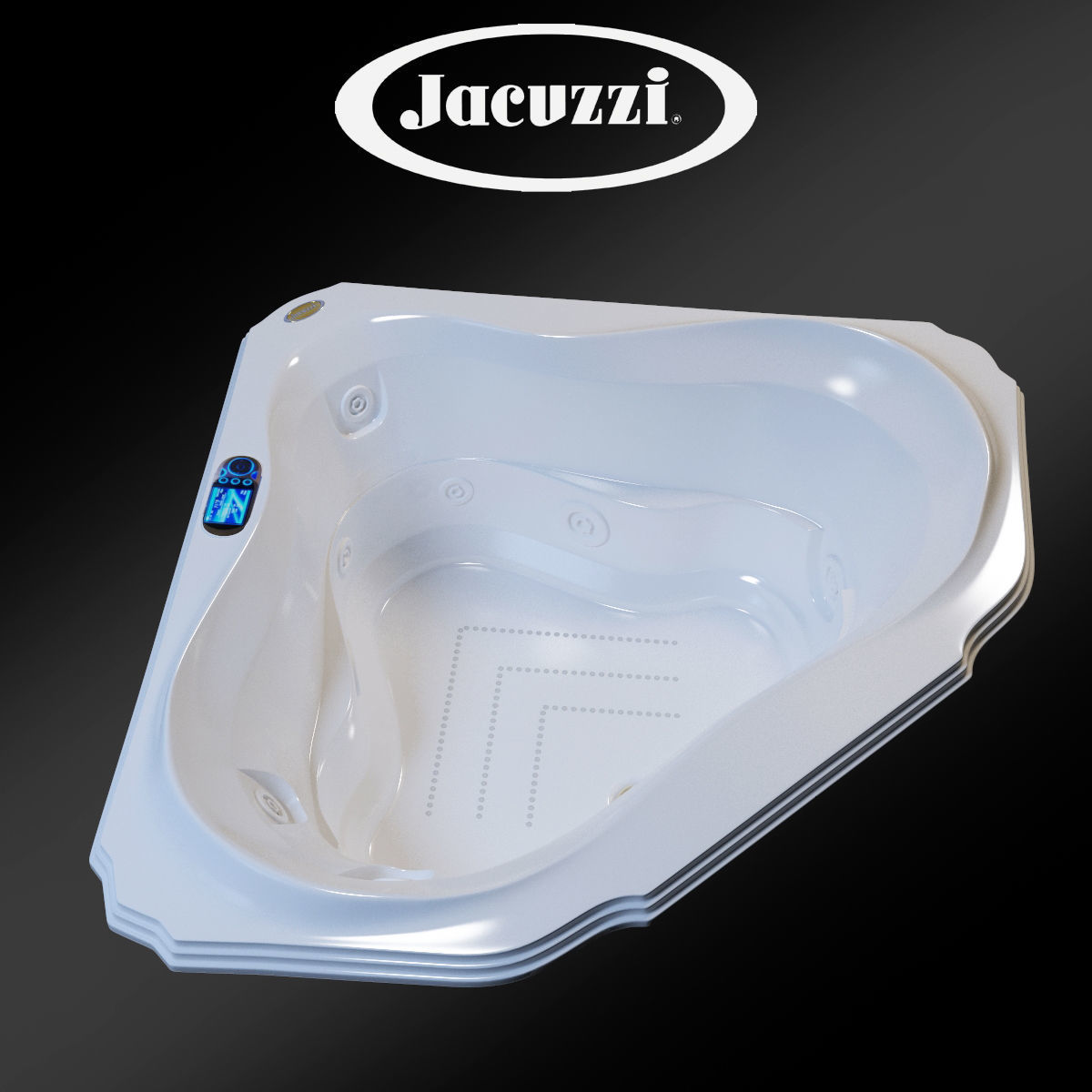 Tenarchstudio  Jacuzzi Jacuzzi BELLAVISTA CORNER BATH 3D model_1