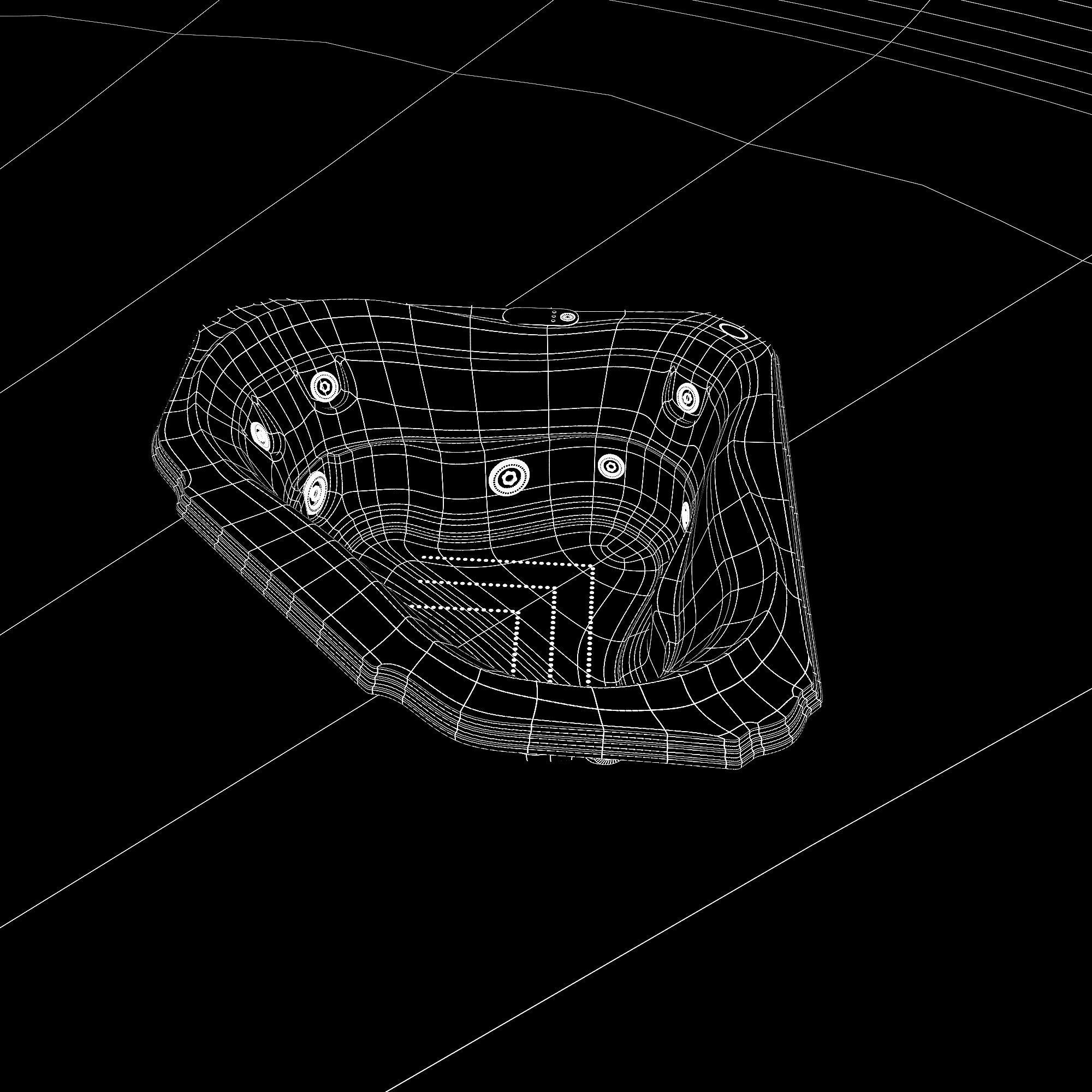 Tenarchstudio  Jacuzzi Jacuzzi BELLAVISTA CORNER BATH 3D model_9