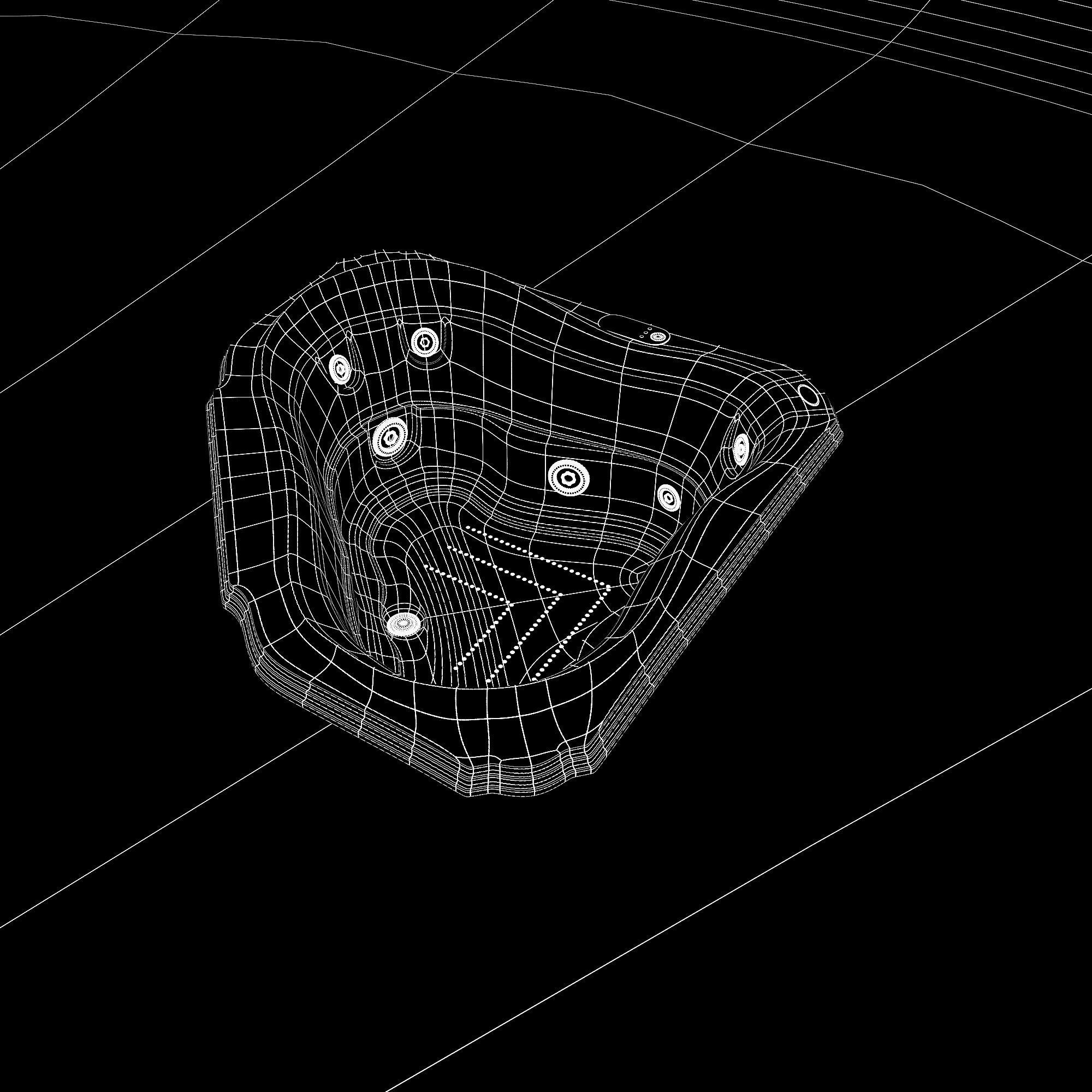Tenarchstudio  Jacuzzi Jacuzzi BELLAVISTA CORNER BATH 3D model_12