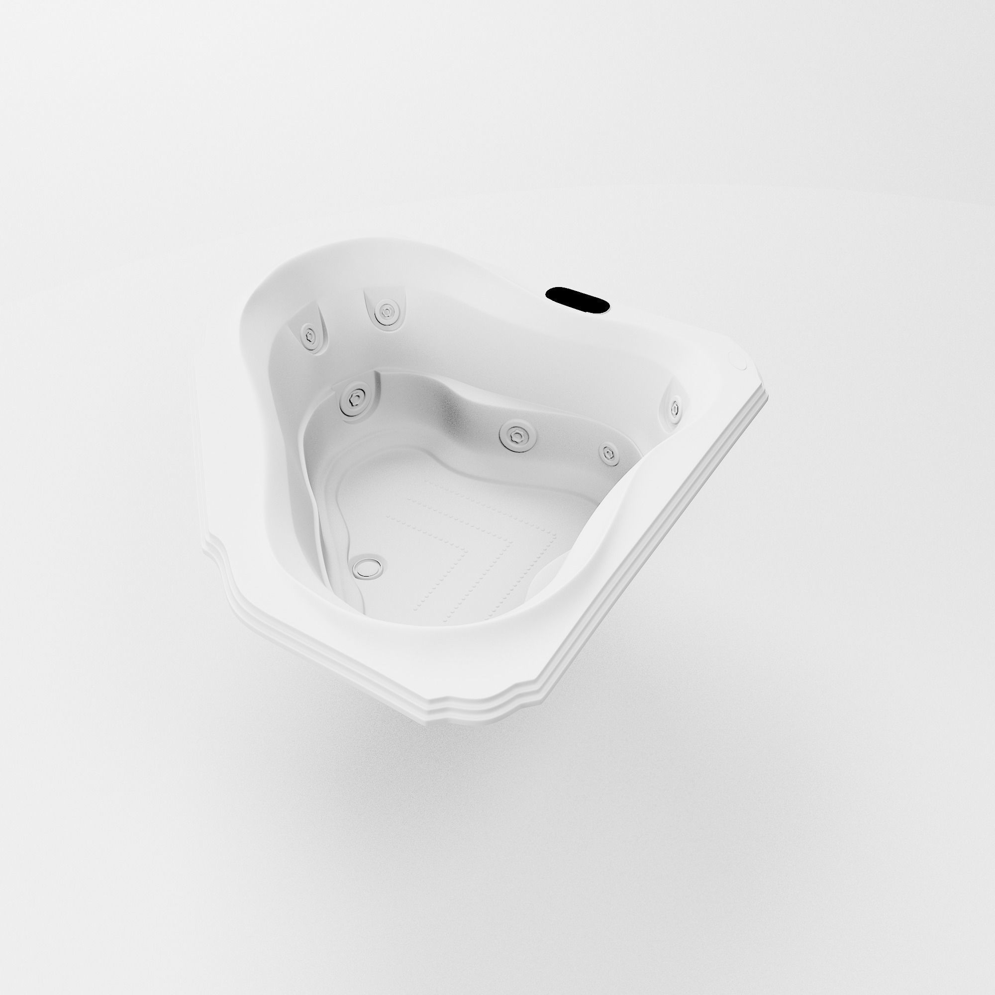 Tenarchstudio  Jacuzzi Jacuzzi BELLAVISTA CORNER BATH 3D model_11