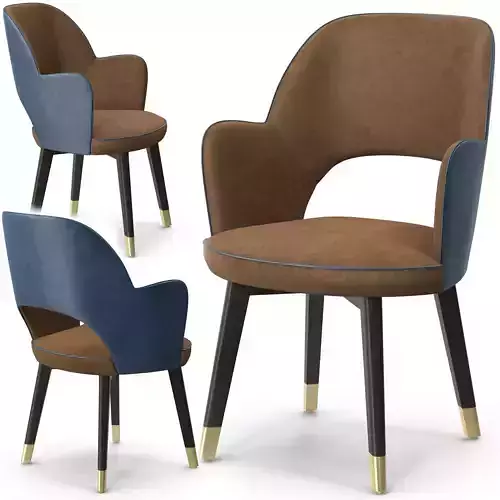 Baxter colette chair with armrest
