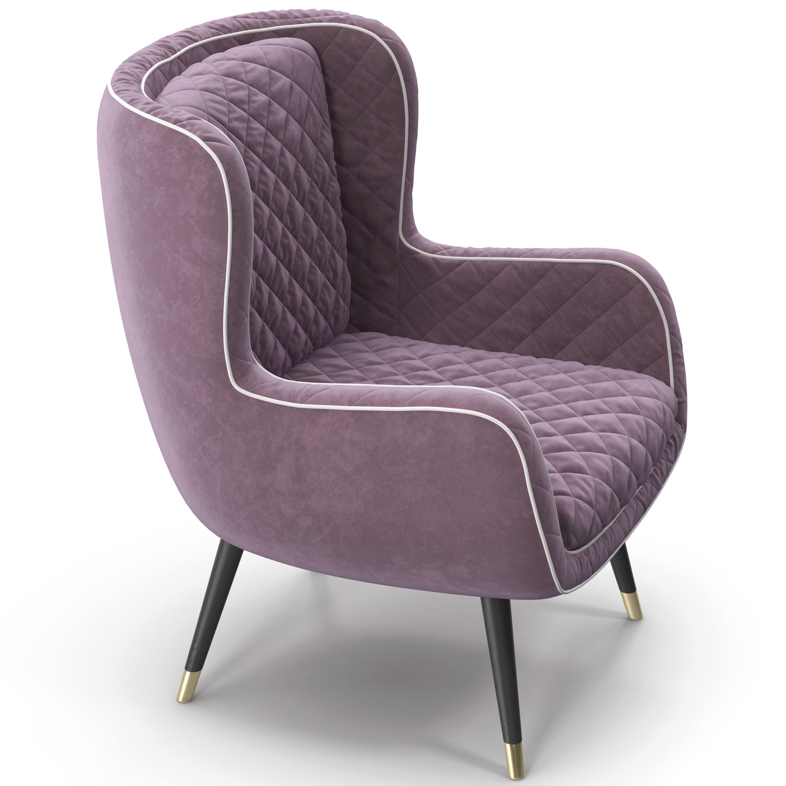 Baxter Dolly Armchair 3D model_17