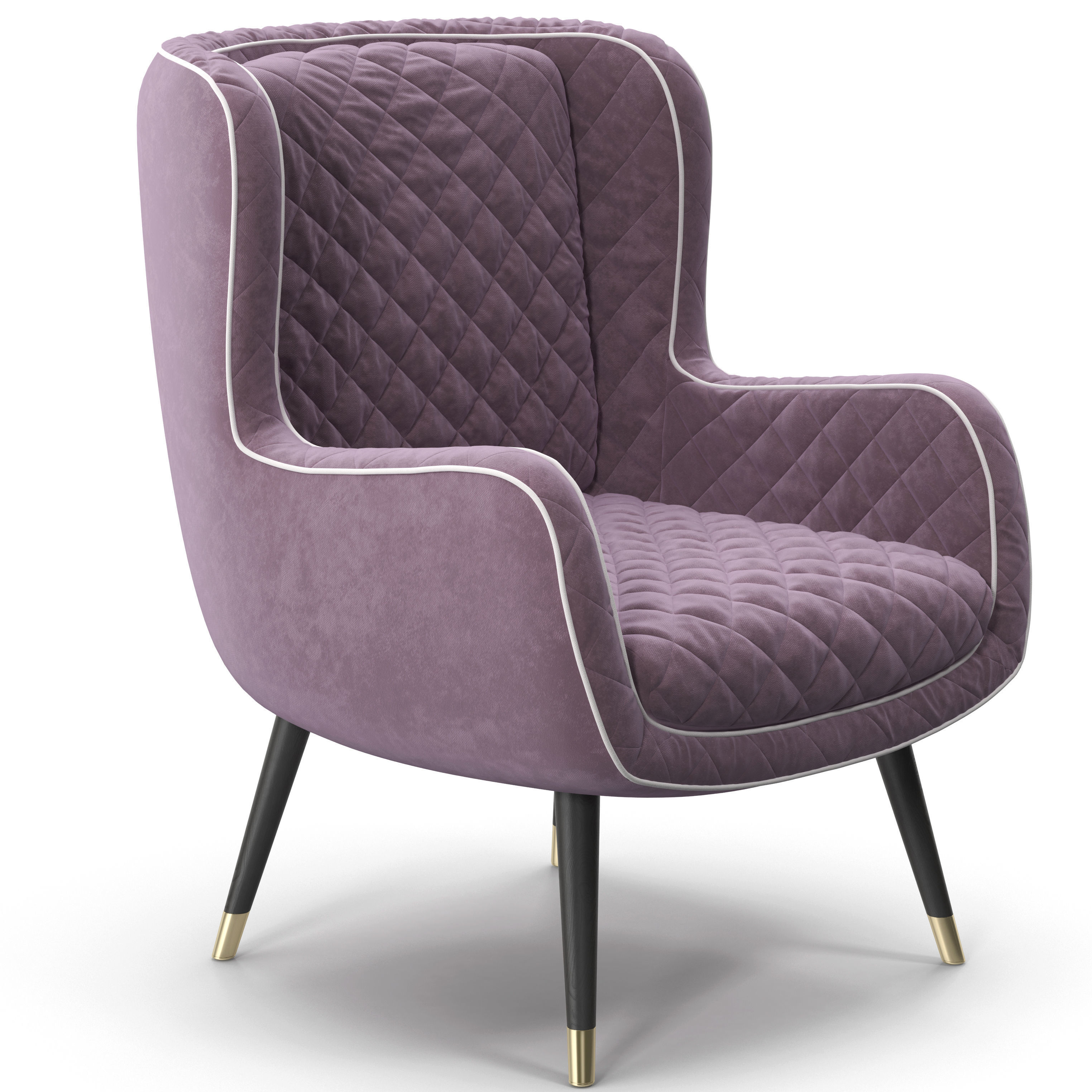 Baxter Dolly Armchair 3D model_2