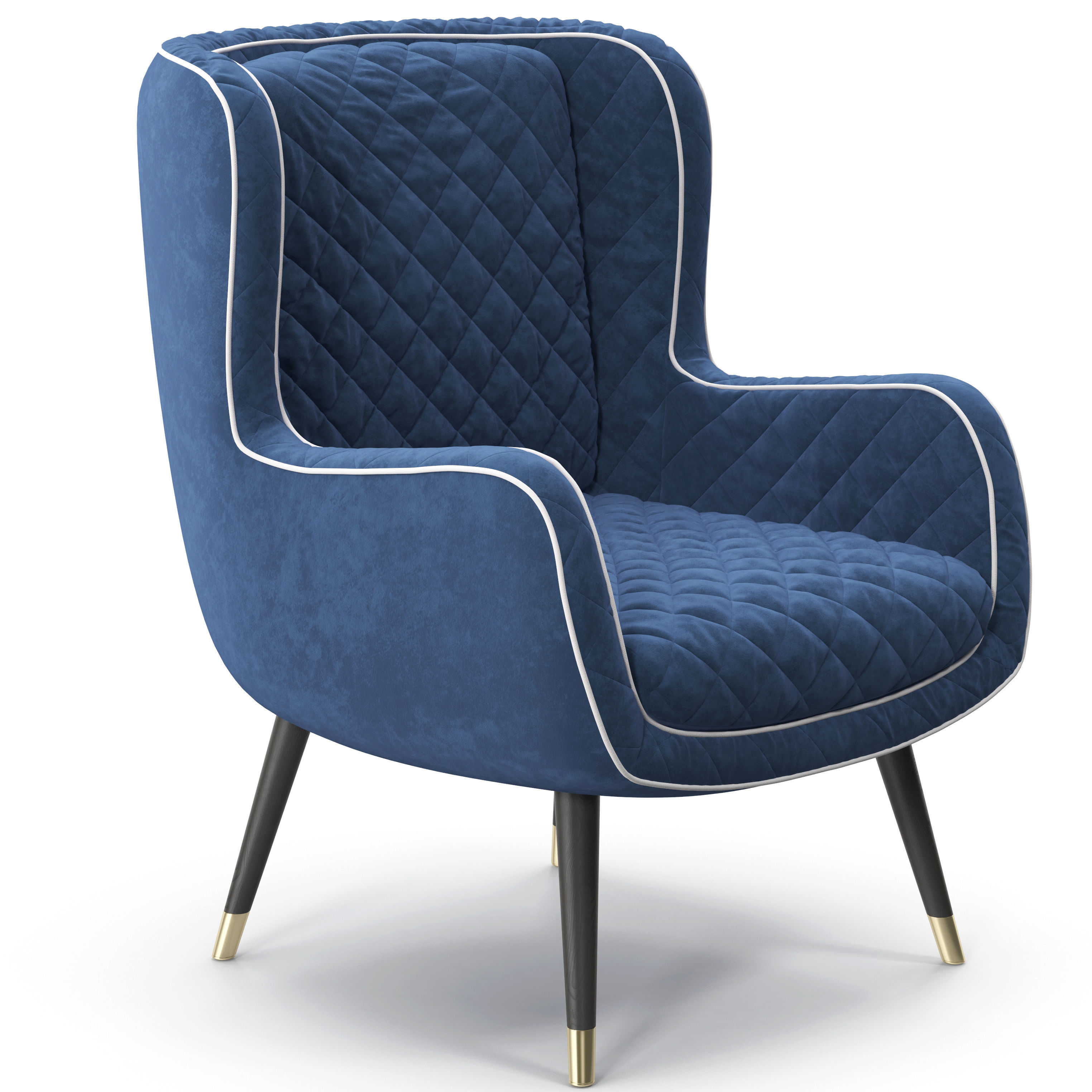 Baxter Dolly Armchair 3D model_1