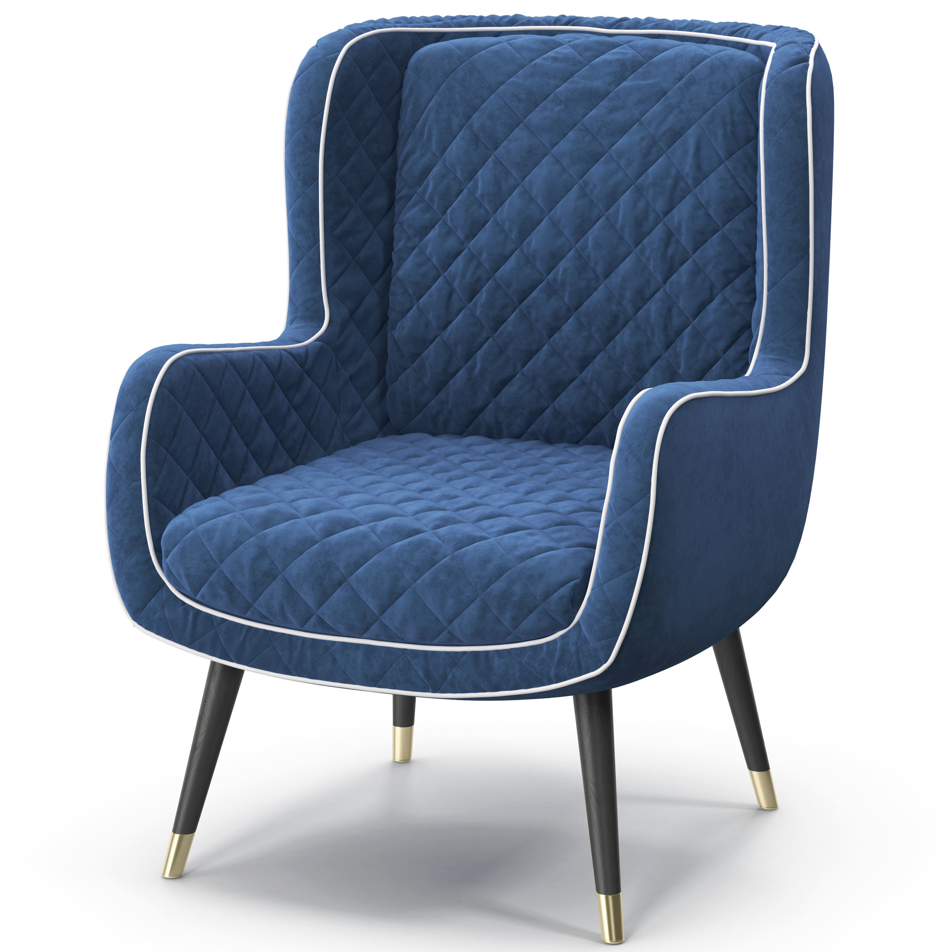 Baxter Dolly Armchair 3D model_12