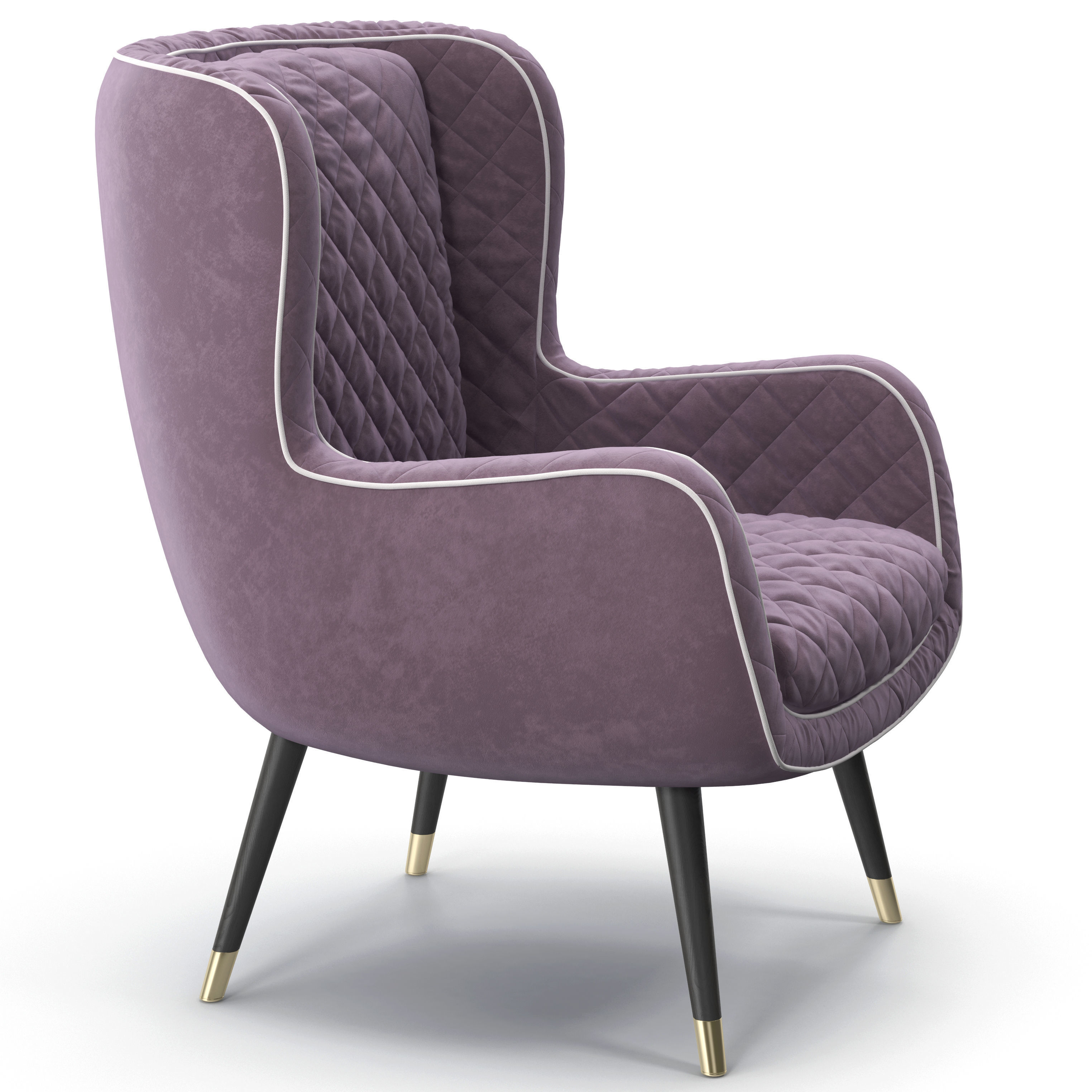 Baxter Dolly Armchair 3D model_9