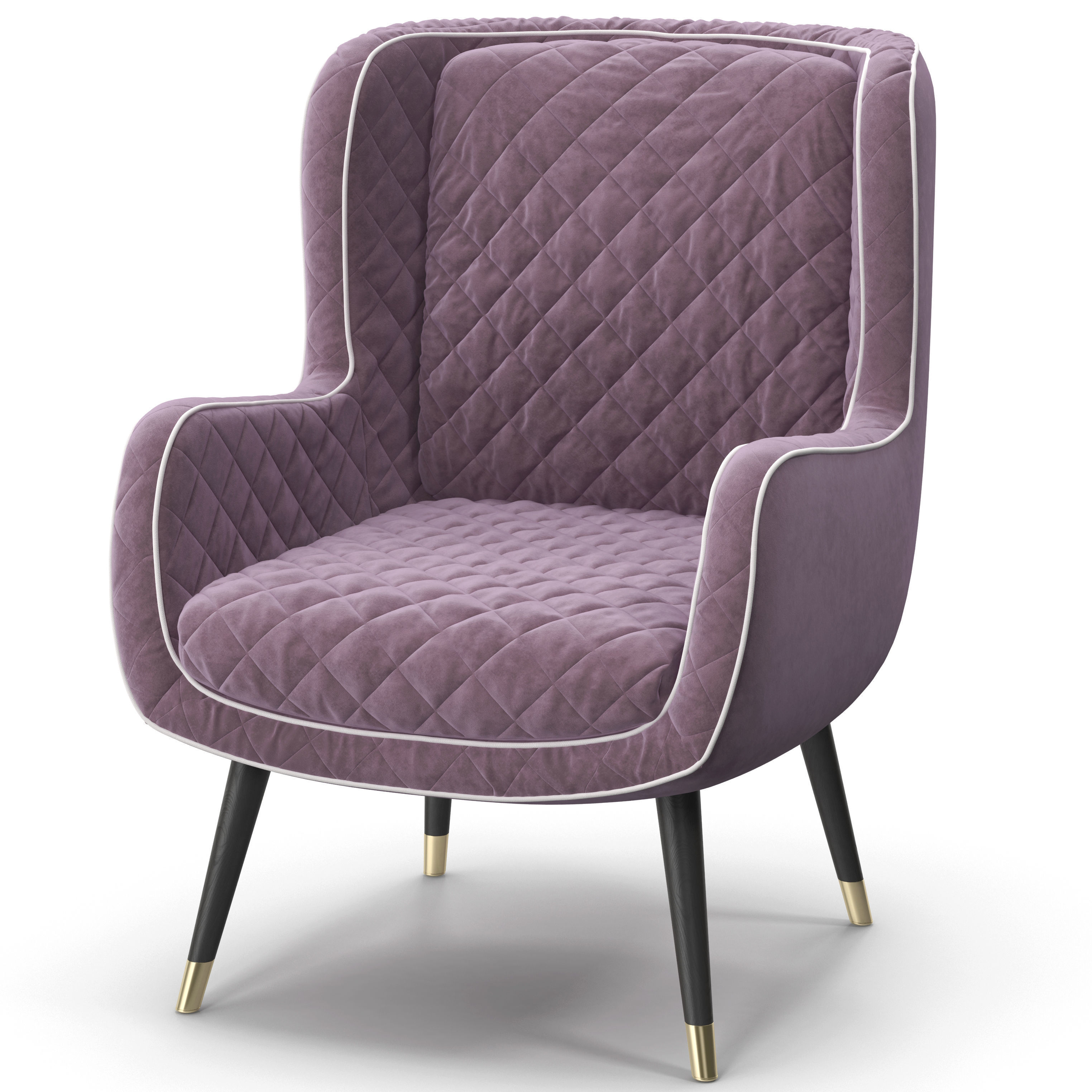 Baxter Dolly Armchair 3D model_14