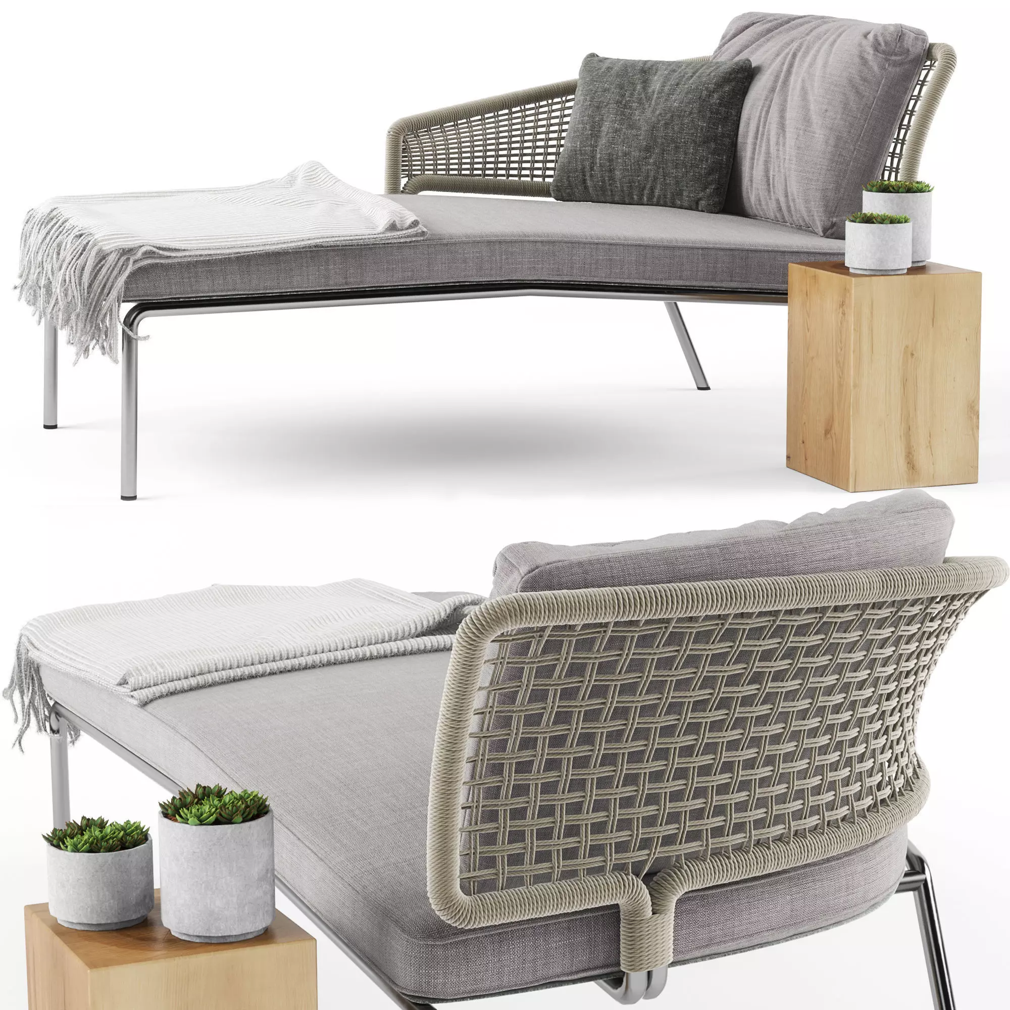 CTR MERIDIENNE daybed by tribu 3D model_0