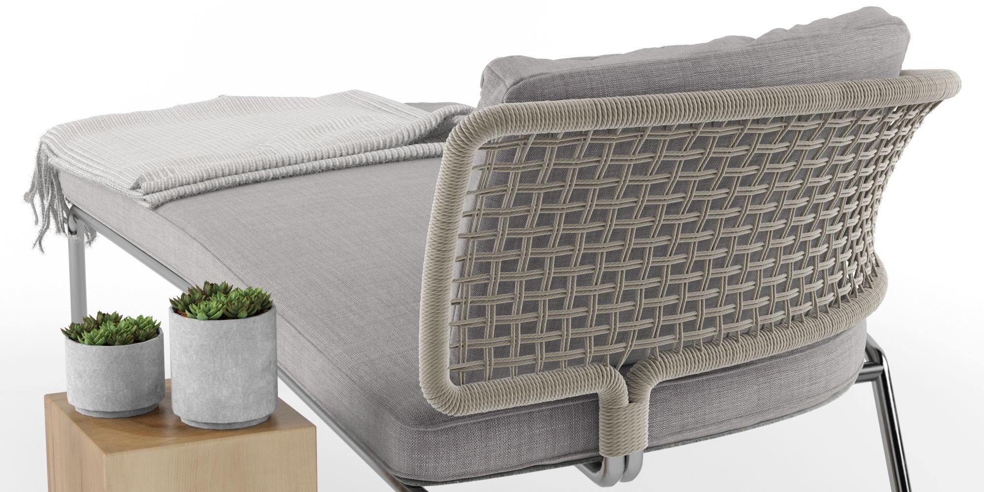 CTR MERIDIENNE daybed by tribu 3D model_4