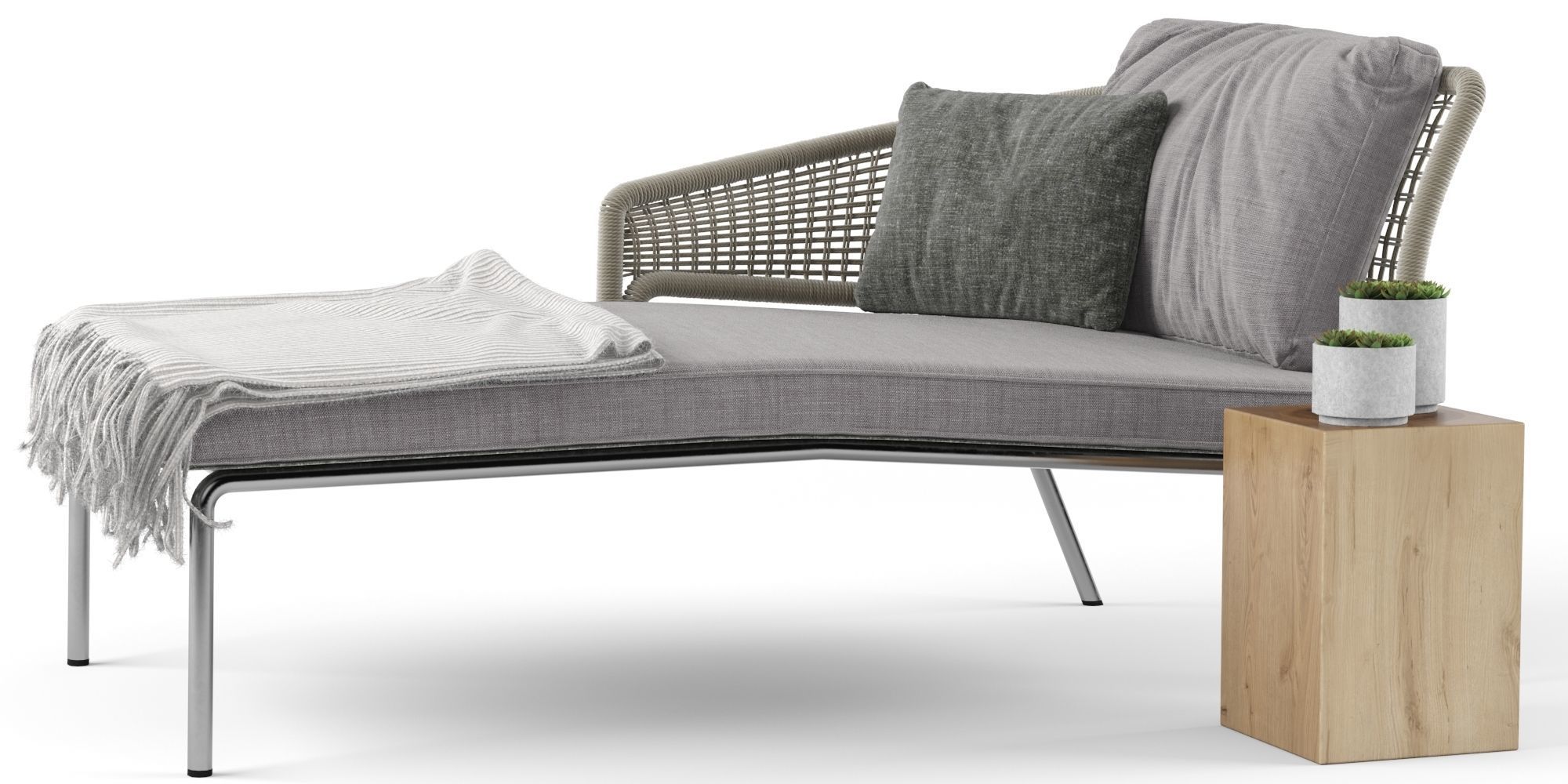 CTR MERIDIENNE daybed by tribu 3D model_7