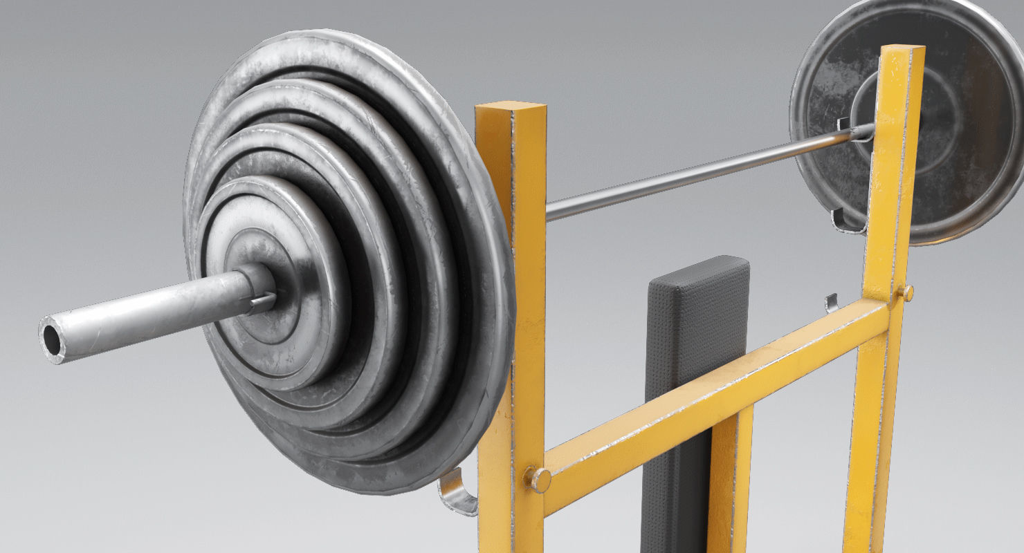 Arm Stand 3D model_7