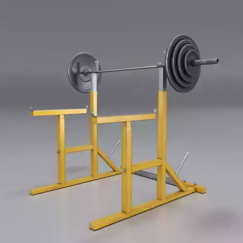 Barbell Stand 3D model