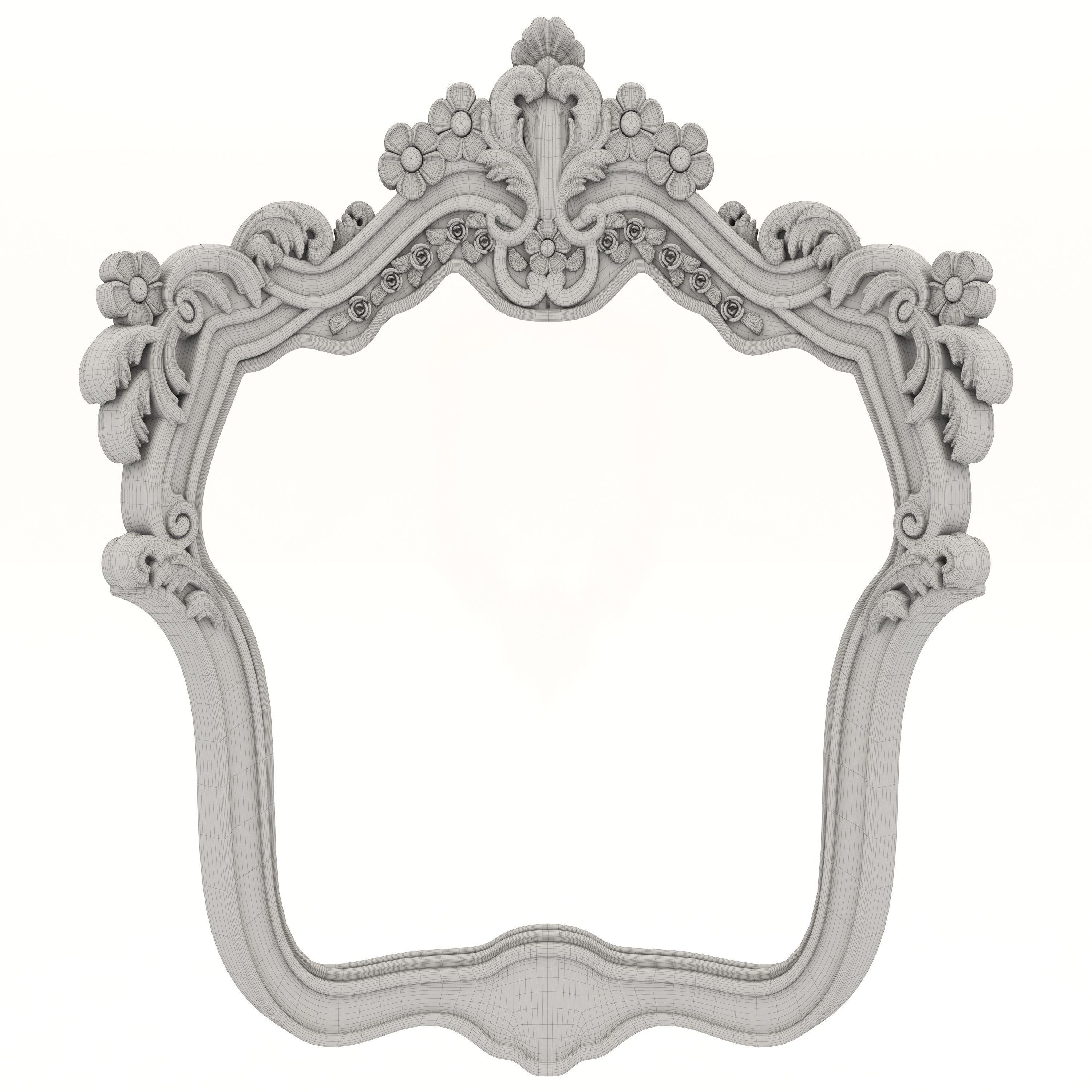 Classic Chair for Interior and CNC 2 3D model_3