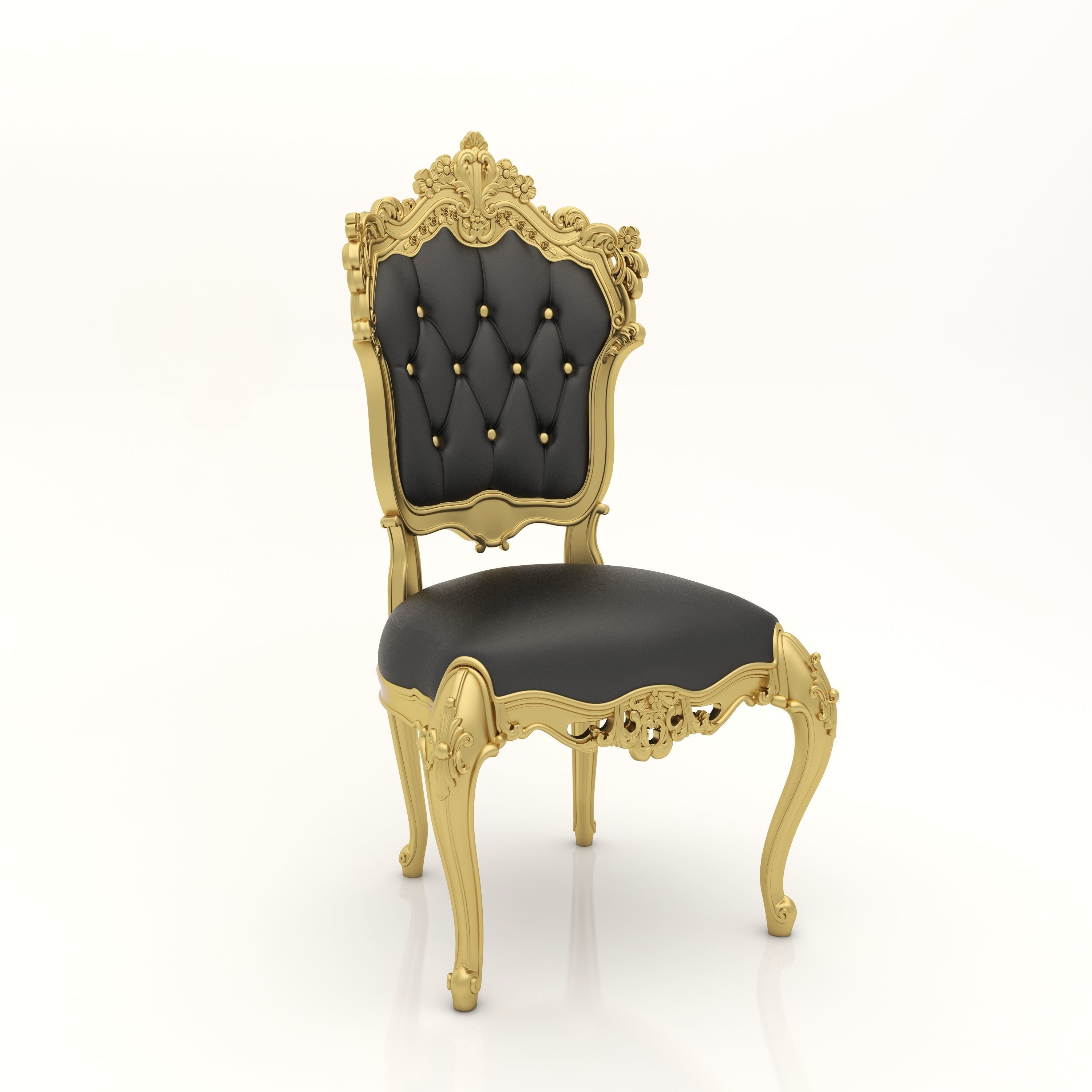 Classic Chair for Interior and CNC 2 3D model_8