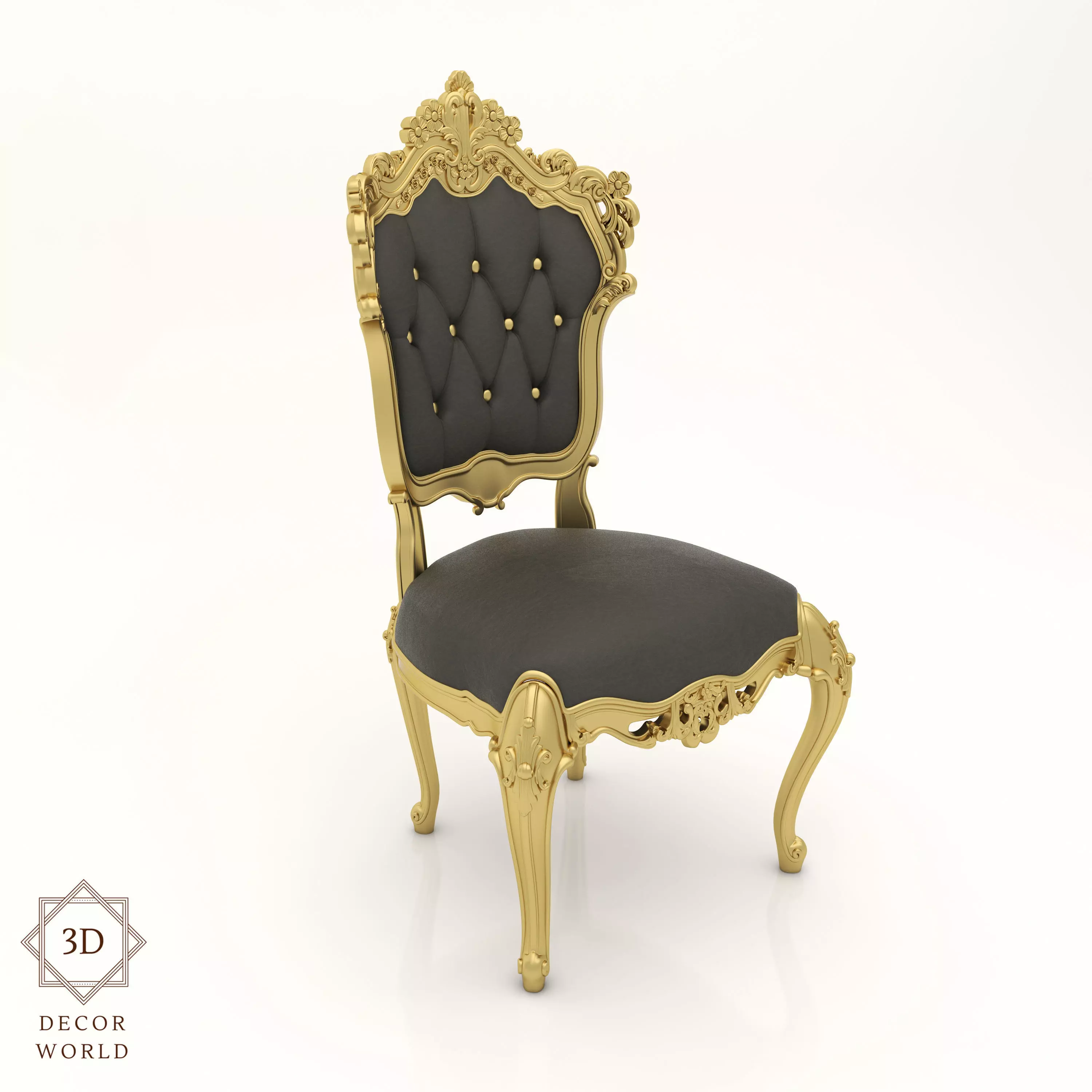 Classic Chair for Interior and CNC 2 3D model_0