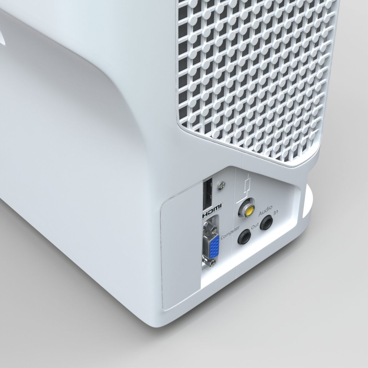 Office Video Projector Ricoh 3D model_1