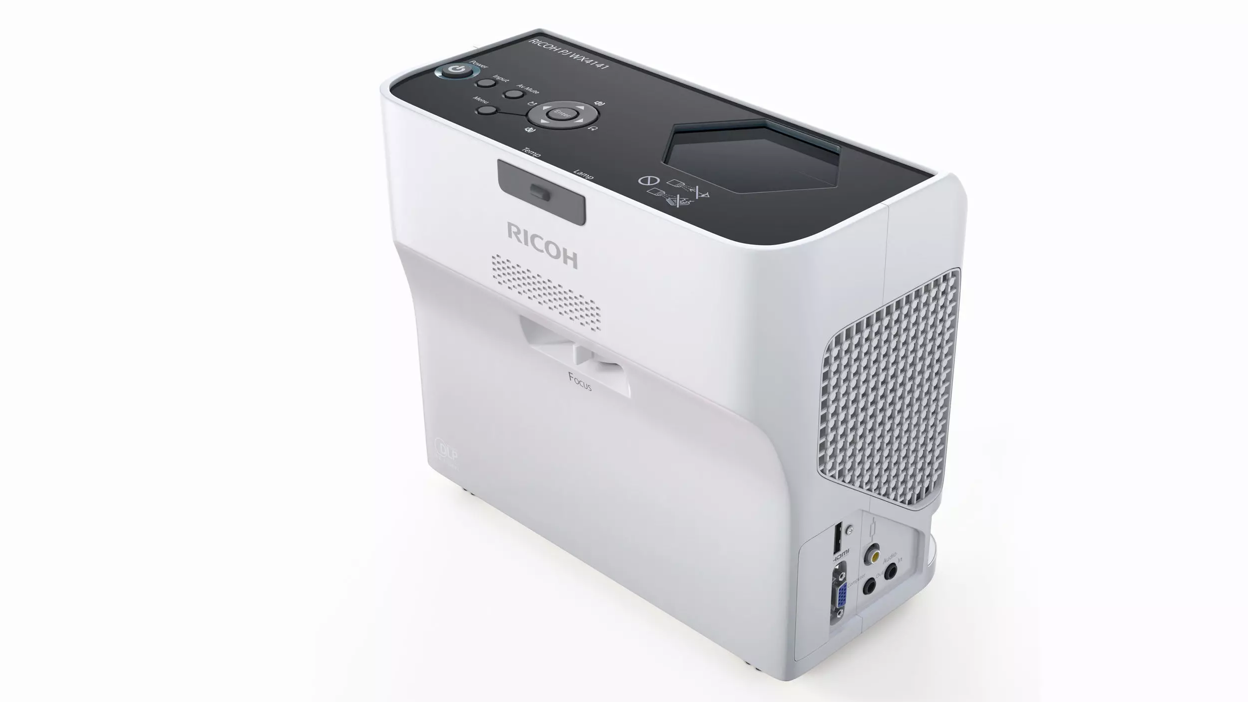Office Video Projector Ricoh 3D model_0