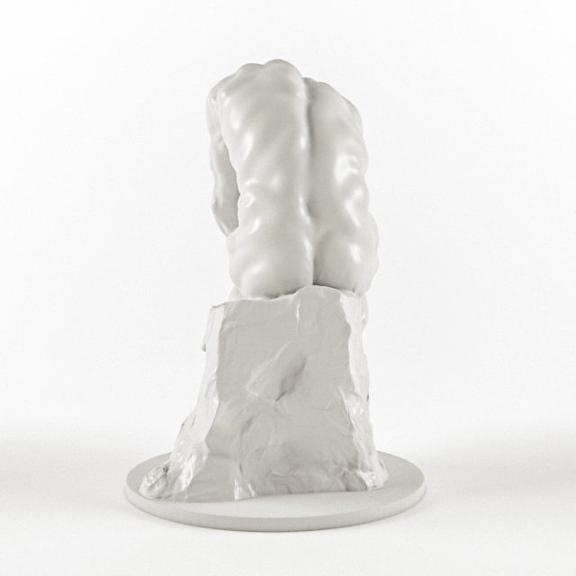 The Thinker 3D model_2
