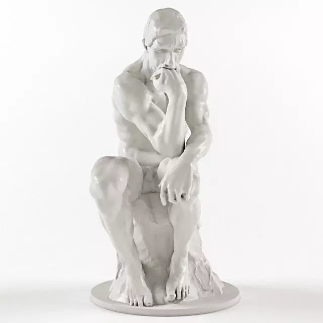 The Thinker 3D model_0