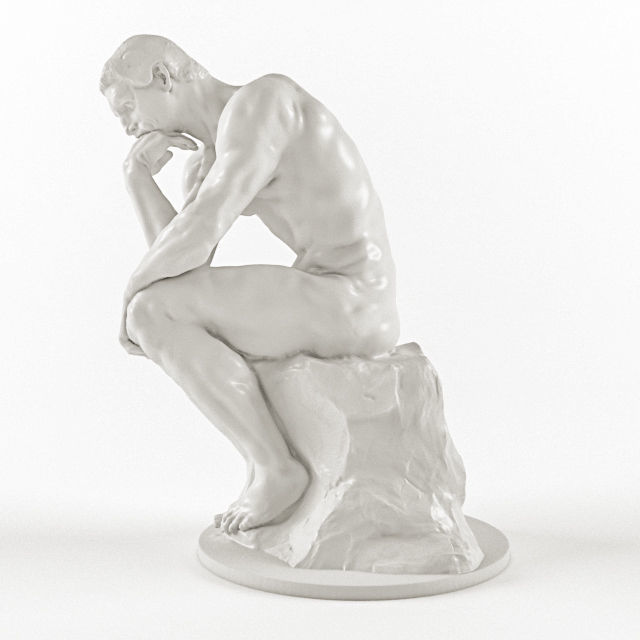 The Thinker 3D model_3