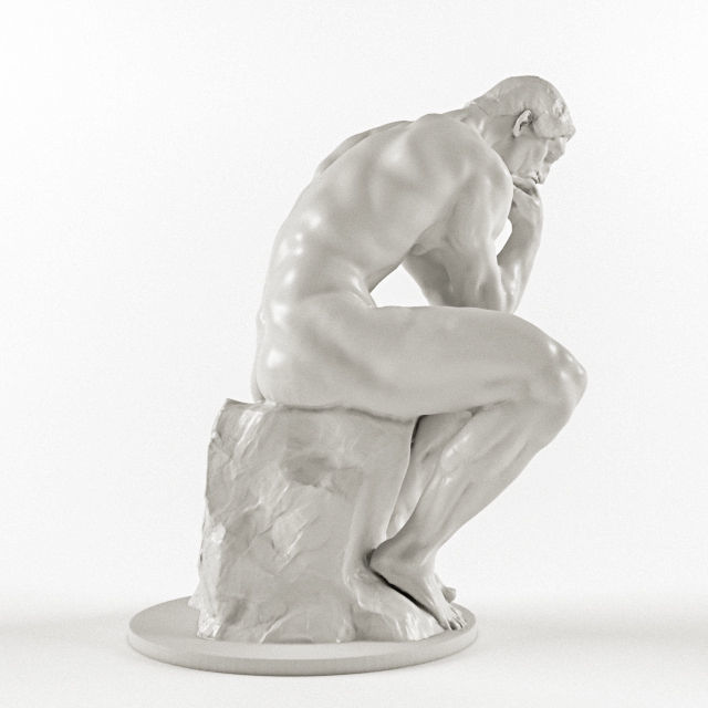 The Thinker 3D model_1