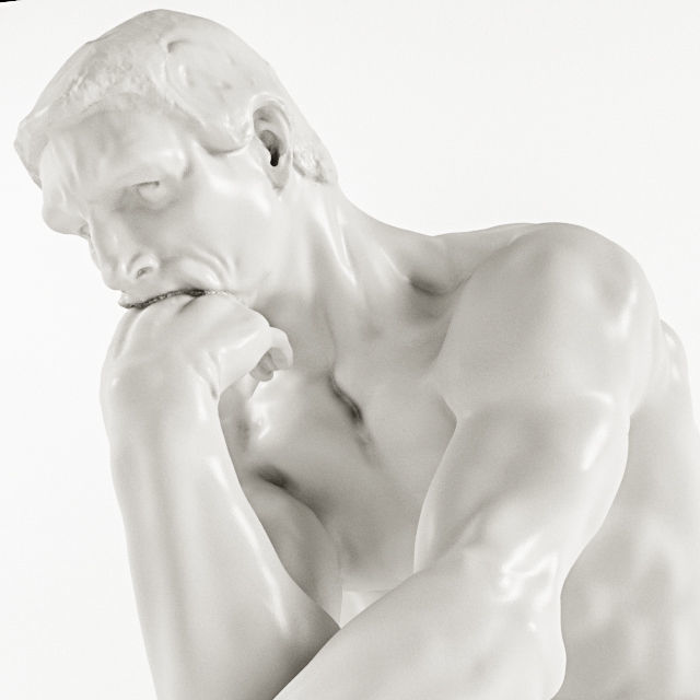 The Thinker 3D model_4