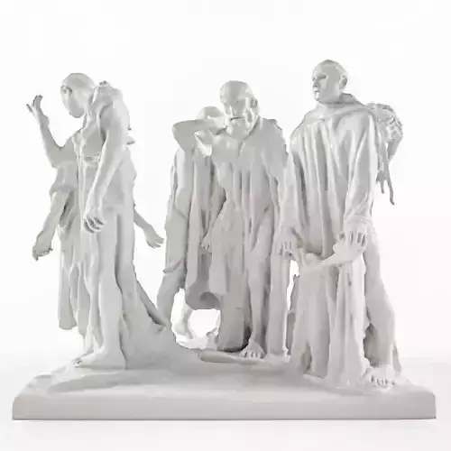 The Burghers of Calais 3D model